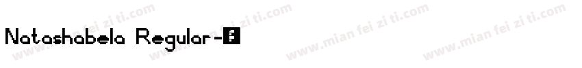 Natashabela Regular字体转换